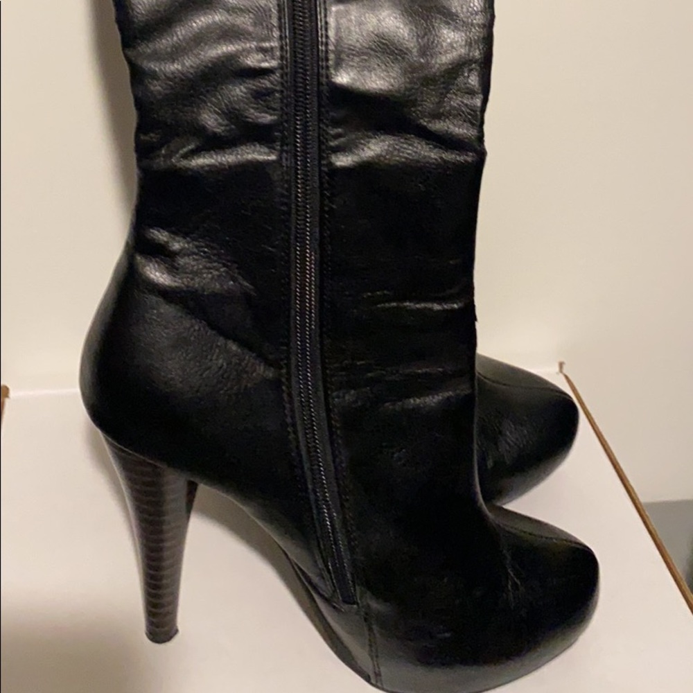 Michael Antonio platform 4.5 inch heel boots sz 8